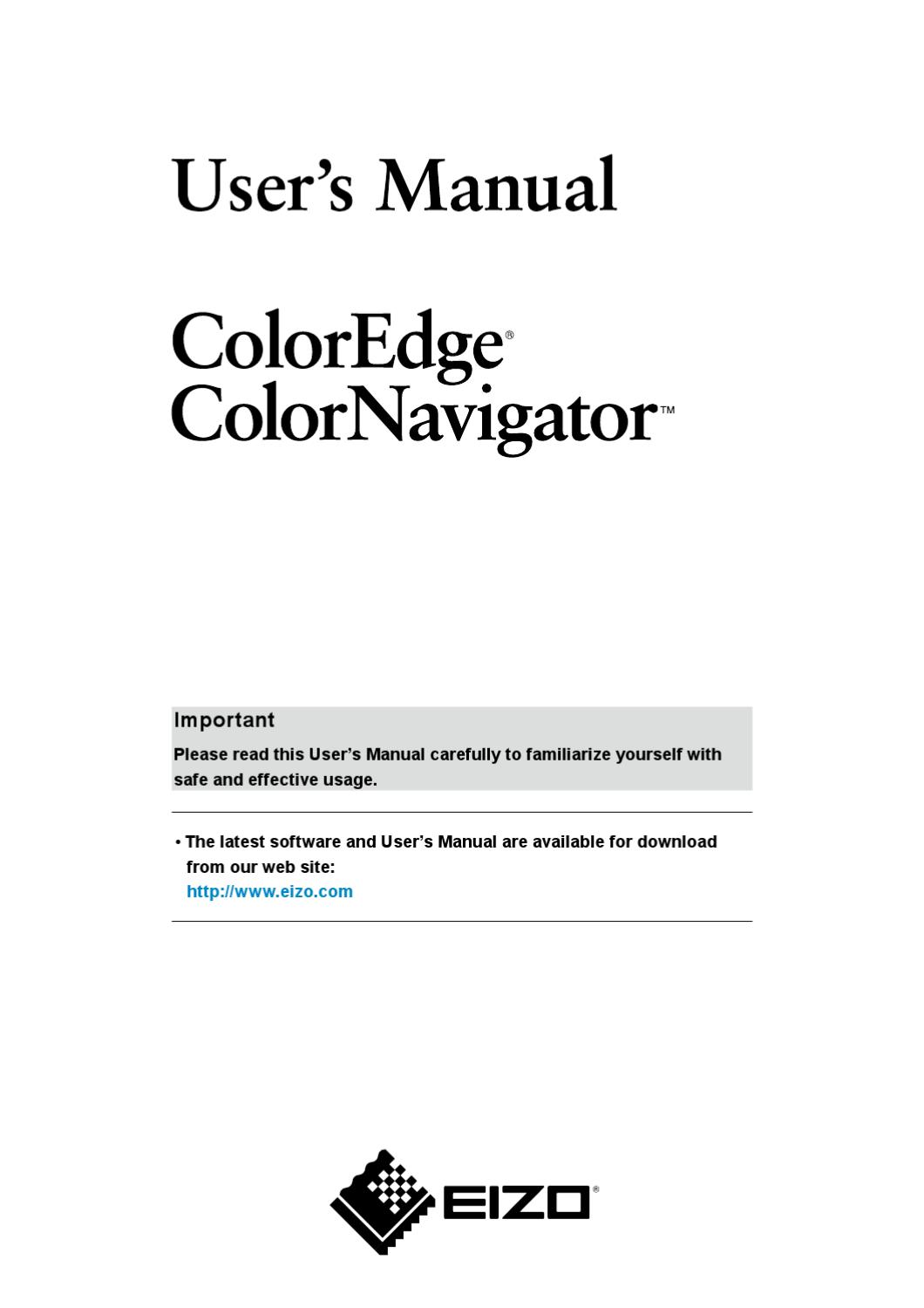 Eizo Colornavigator 7 Download Mac